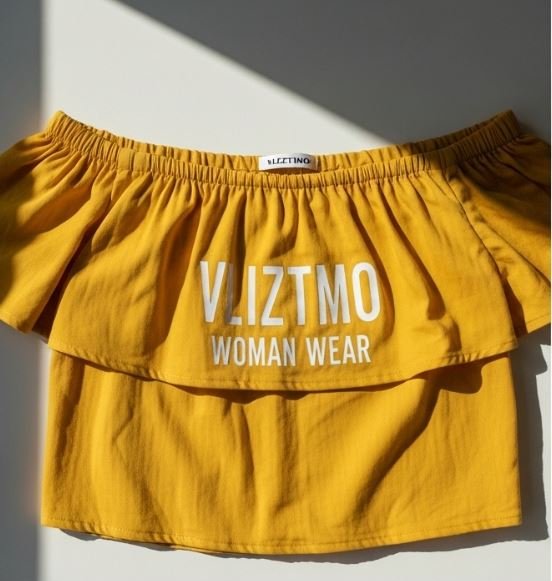 Yellow Off-Shoulder Top – Vliztmo Women Wear
