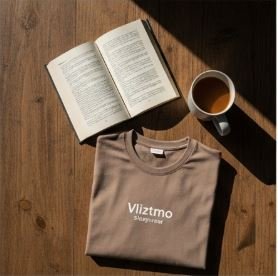 Light Brown T-Shirt – Vliztmo Women Wear - Image 4